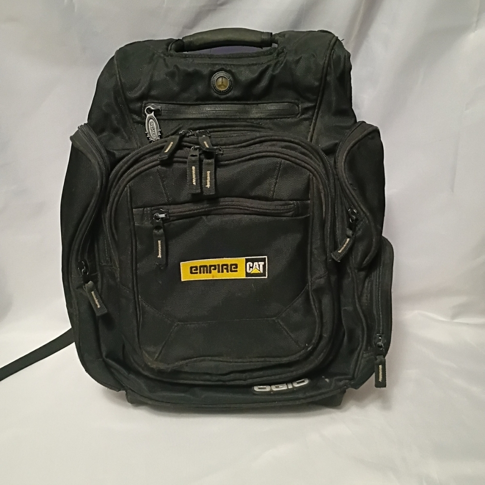 Ogio Empire Cat Embassador Crush Proof Laptop Backpack Black Large And Rugged